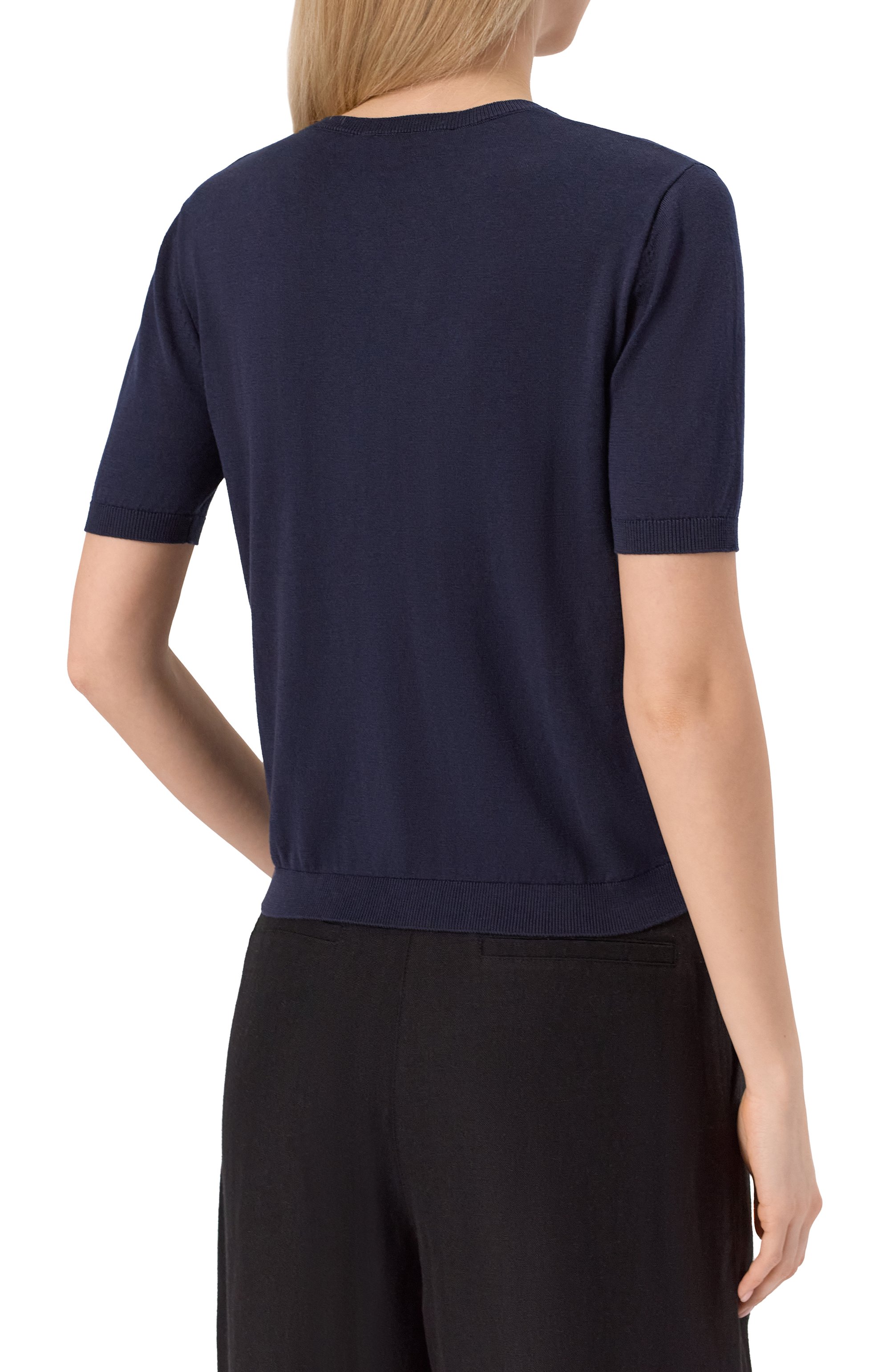 Пуловер из шелка и хлопка WEEKEND MAX MARA, арт. ZIBETT0, фото 4