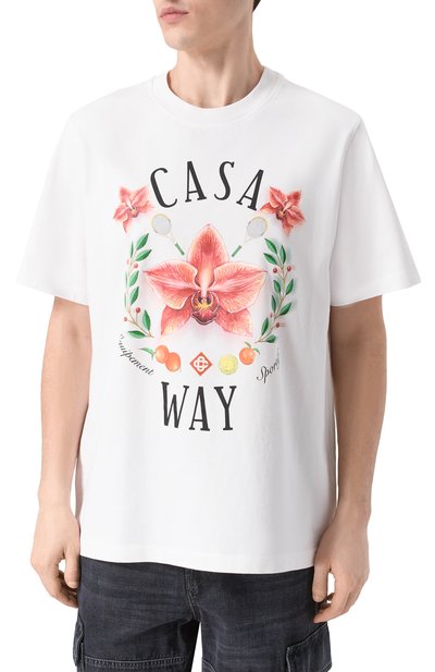 Хлопковая футболка CASABLANCA, арт. M-SP26-JTS-001-15, фото 3