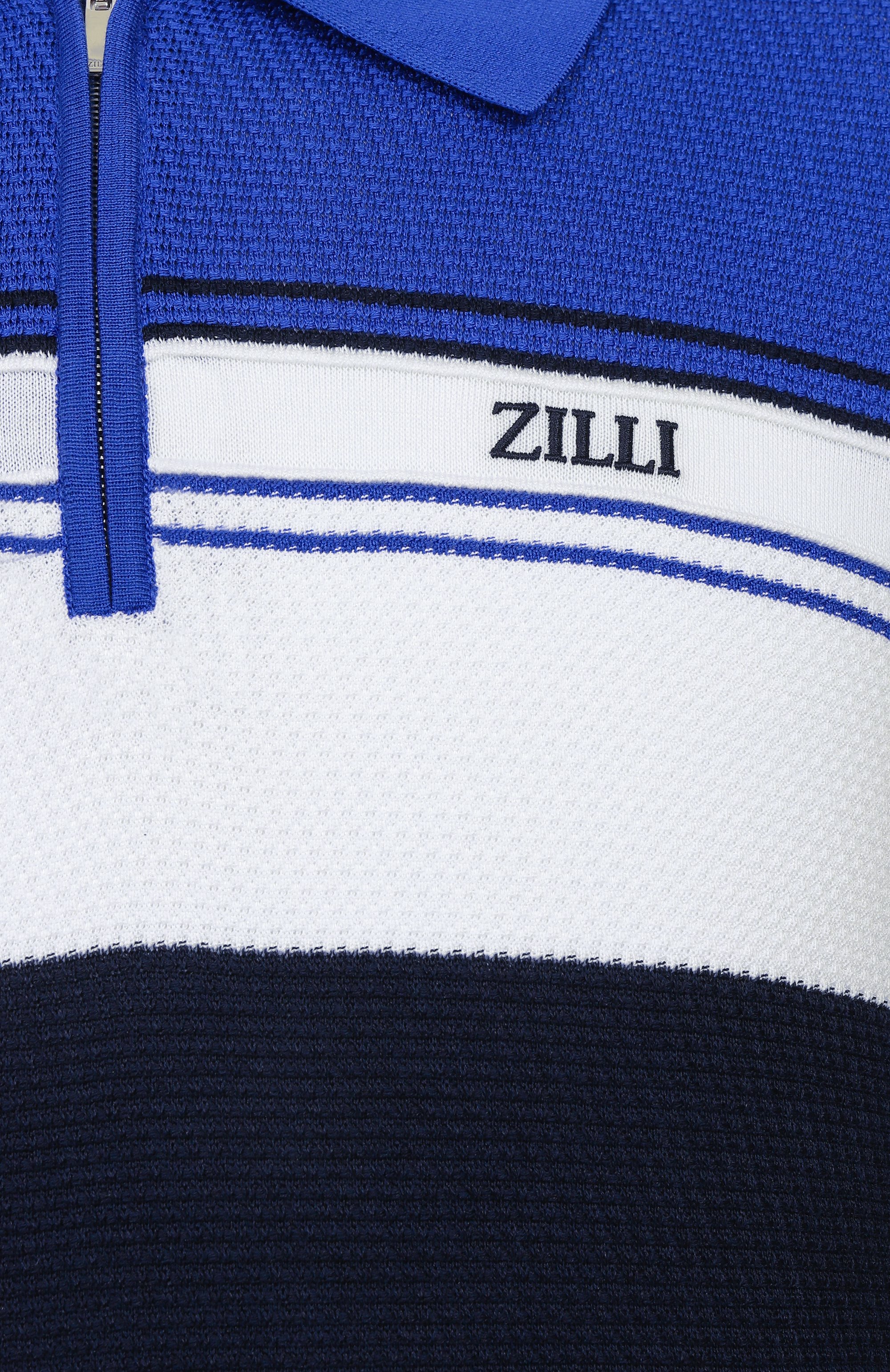 Поло из хлопка и шелка ZILLI, арт. KZP002M0142VTHL00, фото 6