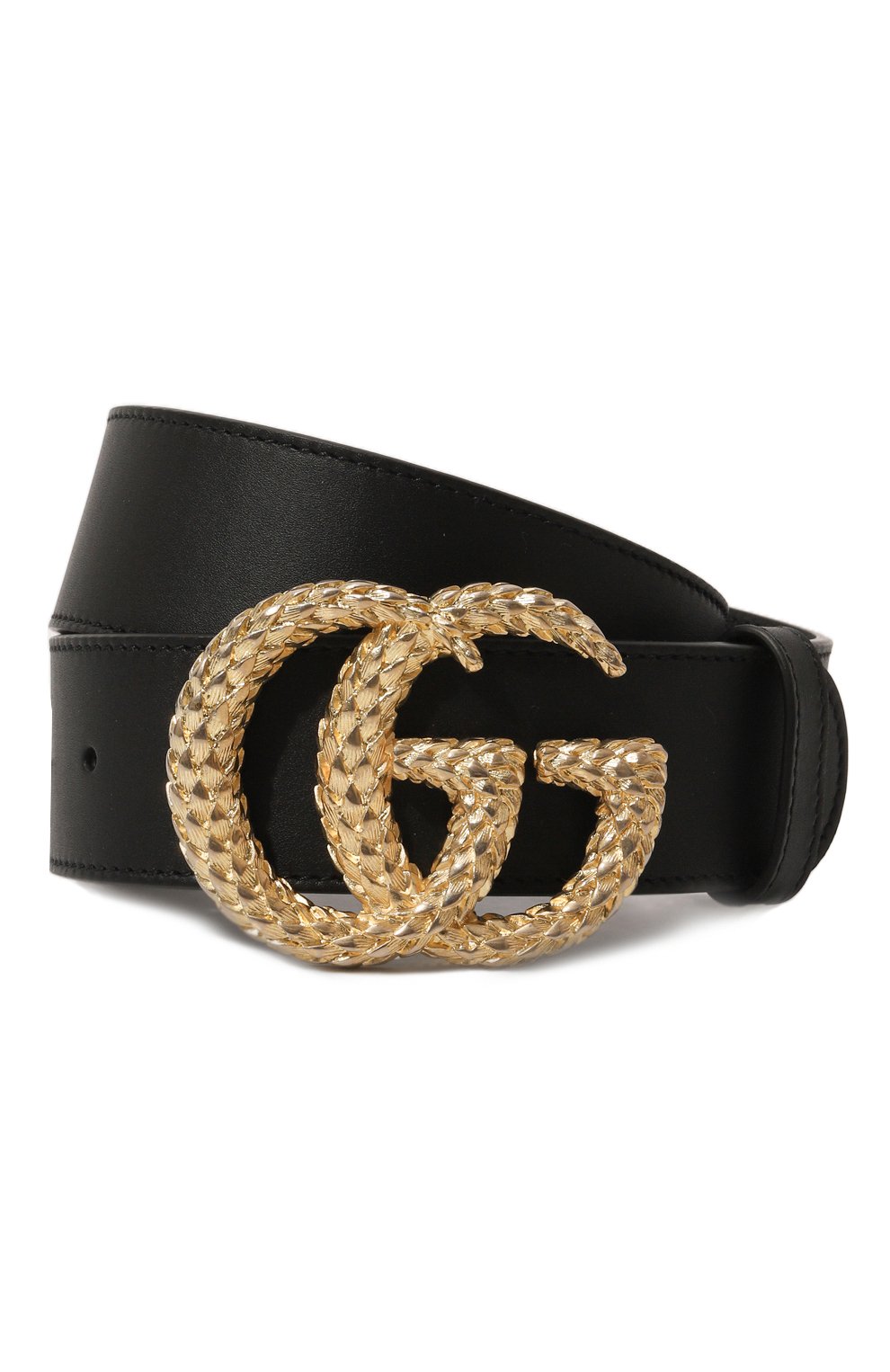 Кожаный ремень GUCCI черного цвета по цене 67680 руб., арт. 582348 AP00G, фото 1 Кожаный ремень GUCCI, арт. 582348 AP00G, фото 1