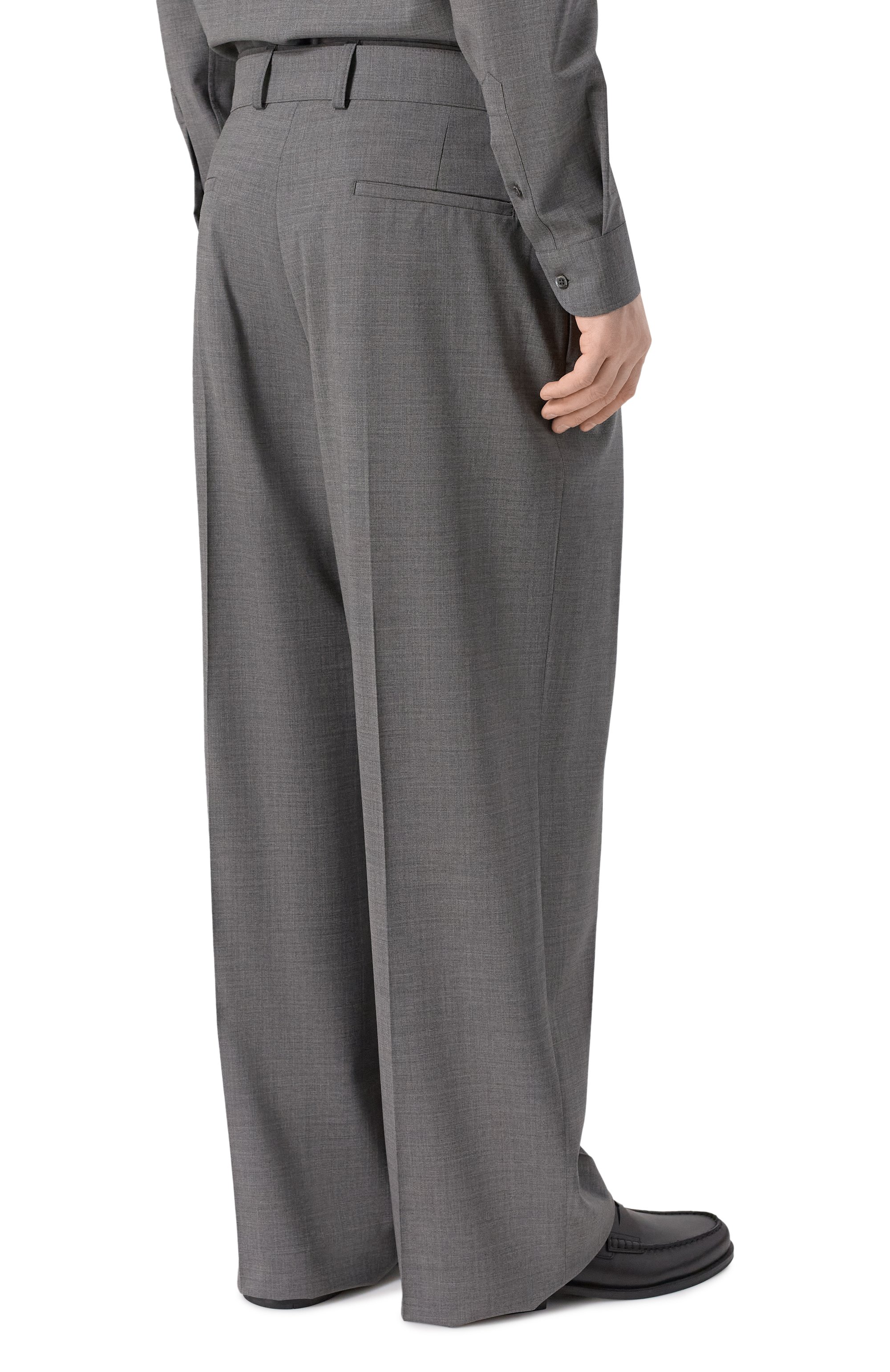 Шерстяные брюки EMPORIO ARMANI, арт. EM004768/TE19332, фото 4