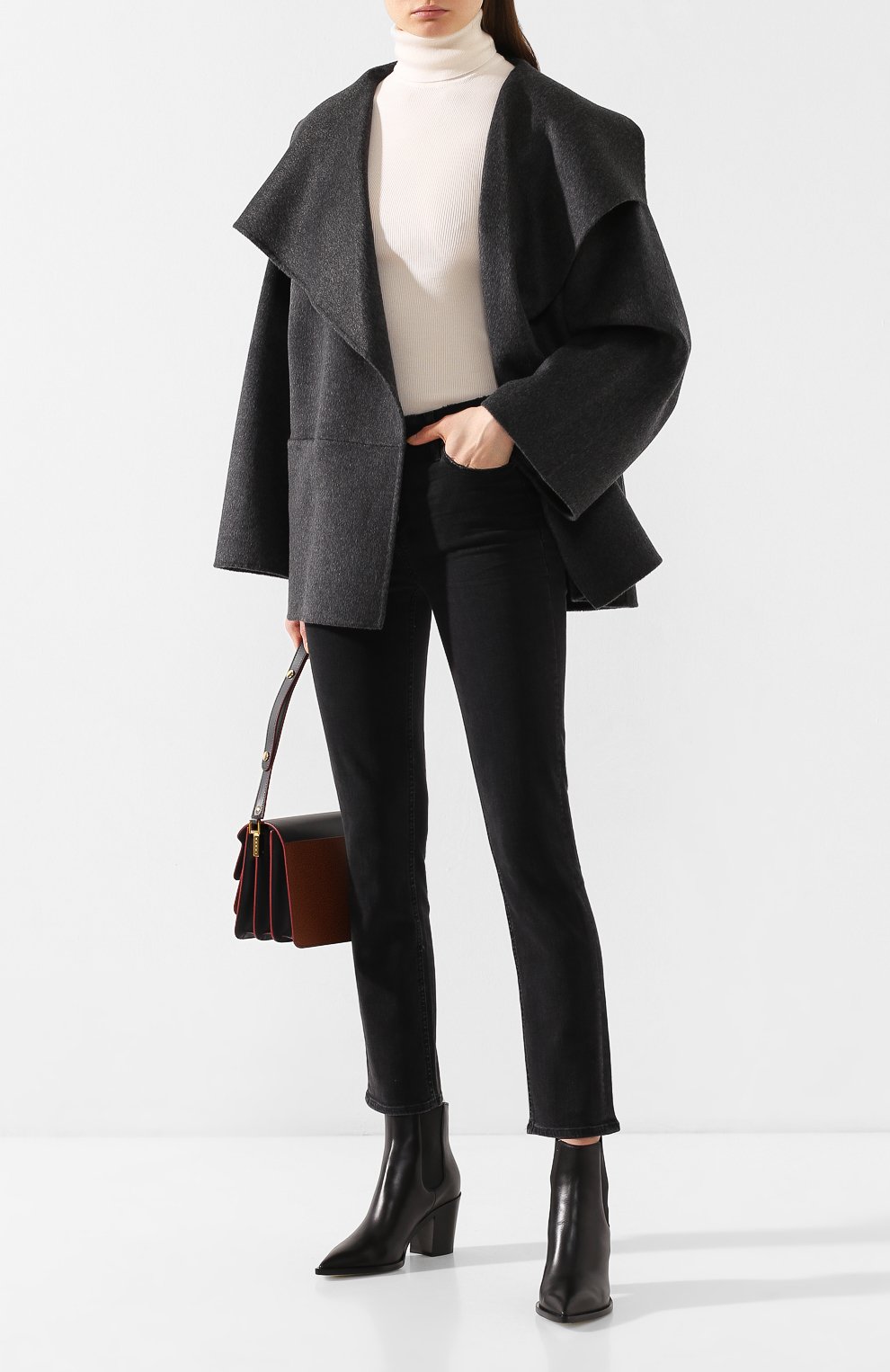 Пальто из смеси шерсти и кашемира TOTEME, арт. ANNECY JACKET 201-101-707, фото 2