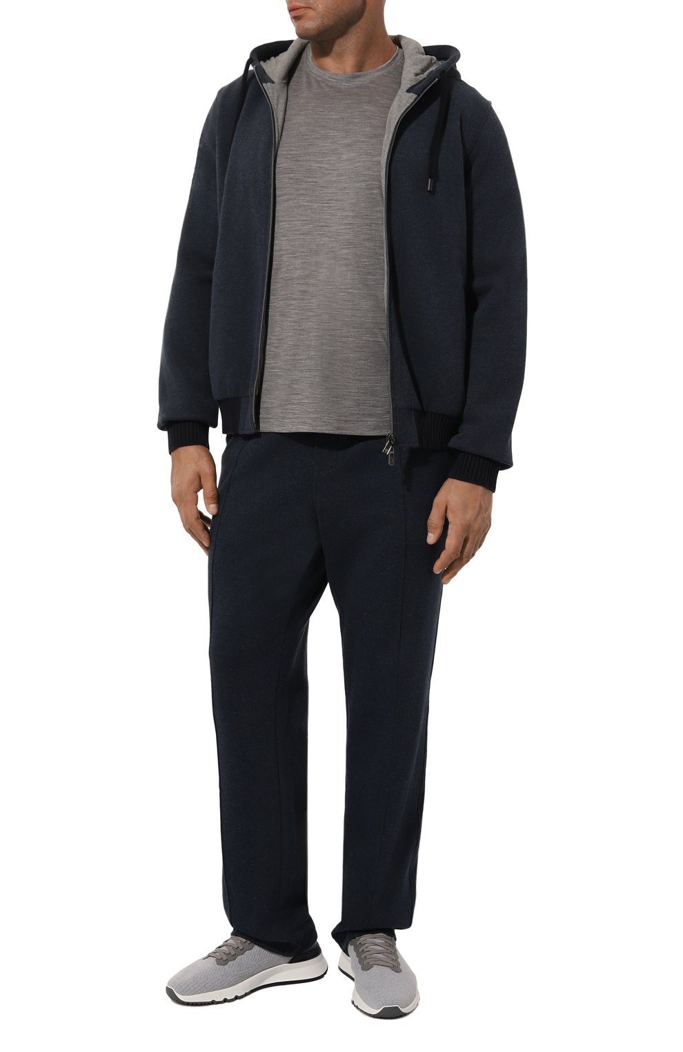 Толстовка из хлопка и кашемира CAPOBIANCO, арт. 17M404.FW00./60, фото 2