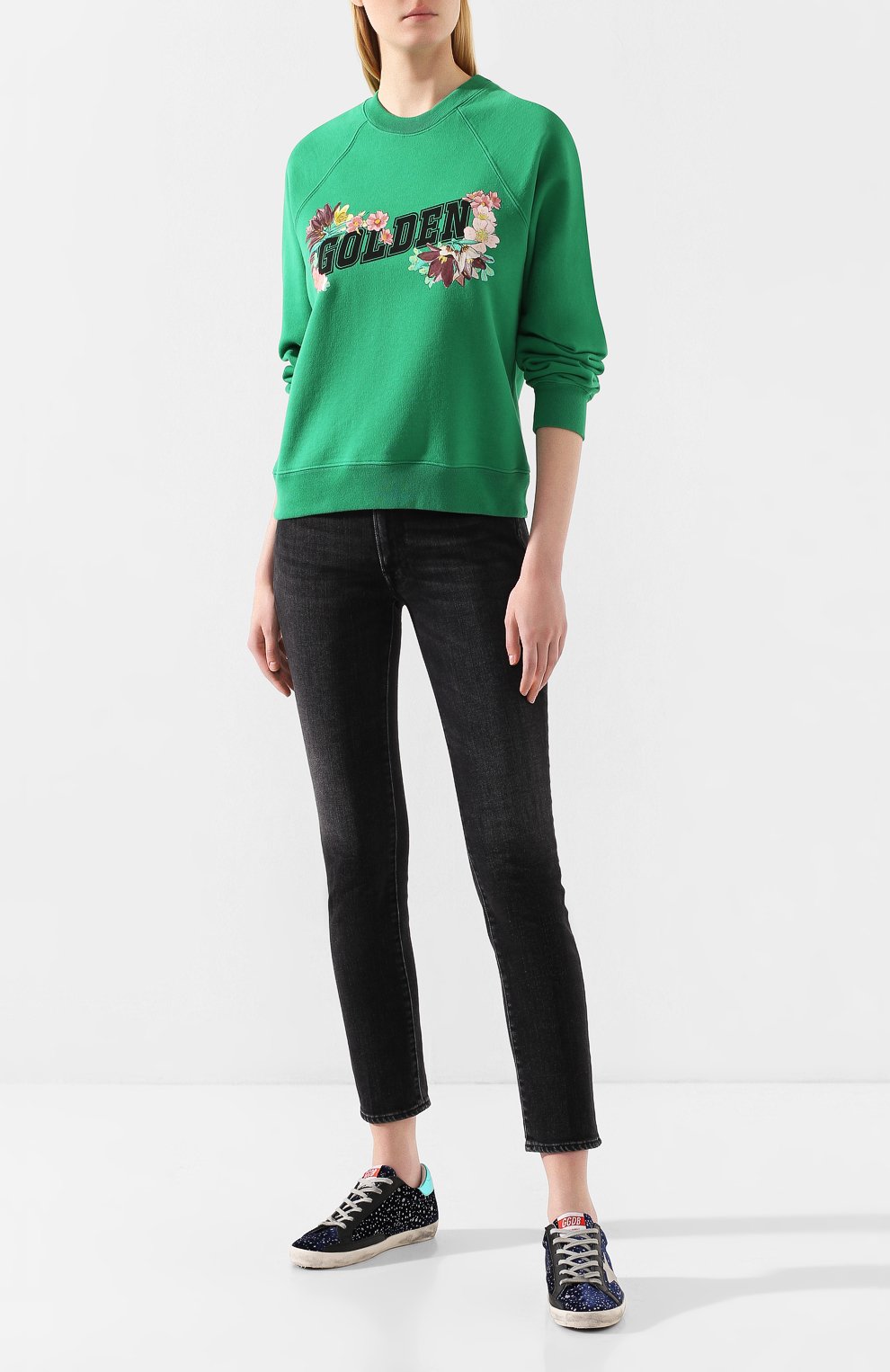 Хлопковый свитшот GOLDEN GOOSE DELUXE BRAND, арт. G35WP031.K9, фото 2