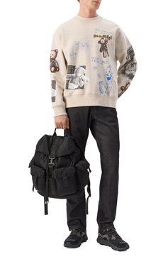 Мужской рюкзак ICEBERG черного цвета, арт. 19I I2S1/7201/6962/0UTLET AW22-23 | Фото 7 (Размер: large; Материал: Текстиль; Материал сплава: Проставлено; Драгоценные камни: Проставлено; Стили: Кэжуэл; Сумки-технические: Рюкзаки - большие)