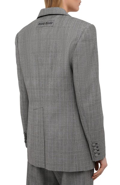 Шерстяной жакет MIU MIU, арт. MH1502-1JJ8-F0154, фото 4