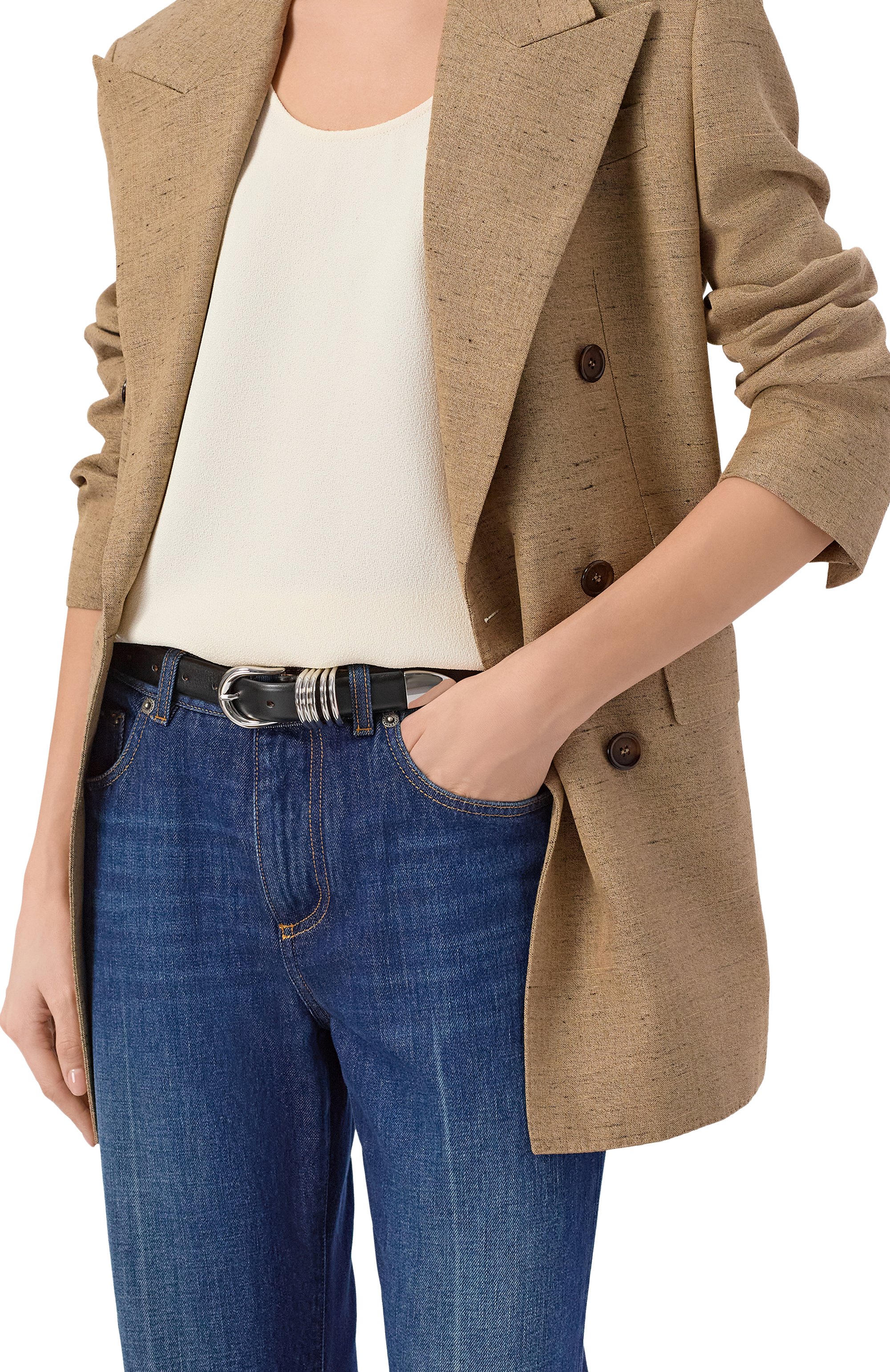 Кожаный ремень DEHANCHE, арт. H0LLY-LEA/LEATHER, фото 2