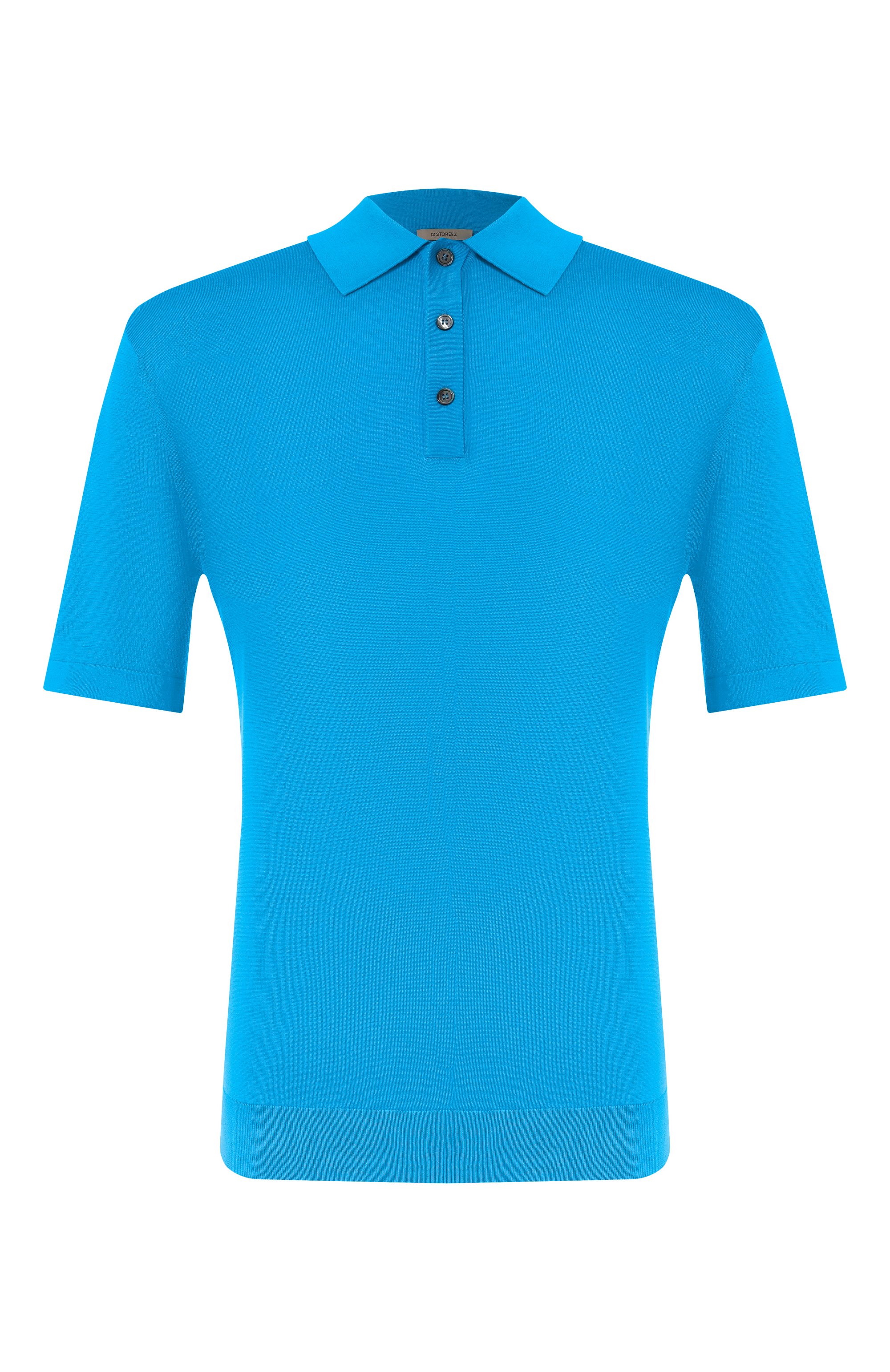 Поло из шелка и хлопка 12 STOREEZ, арт. 125371, фото 1