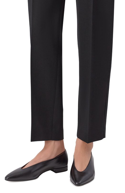 Кожаные балетки Rebecca Loro Piana FAN3737 Чёрный  FAN3737 Фото 2