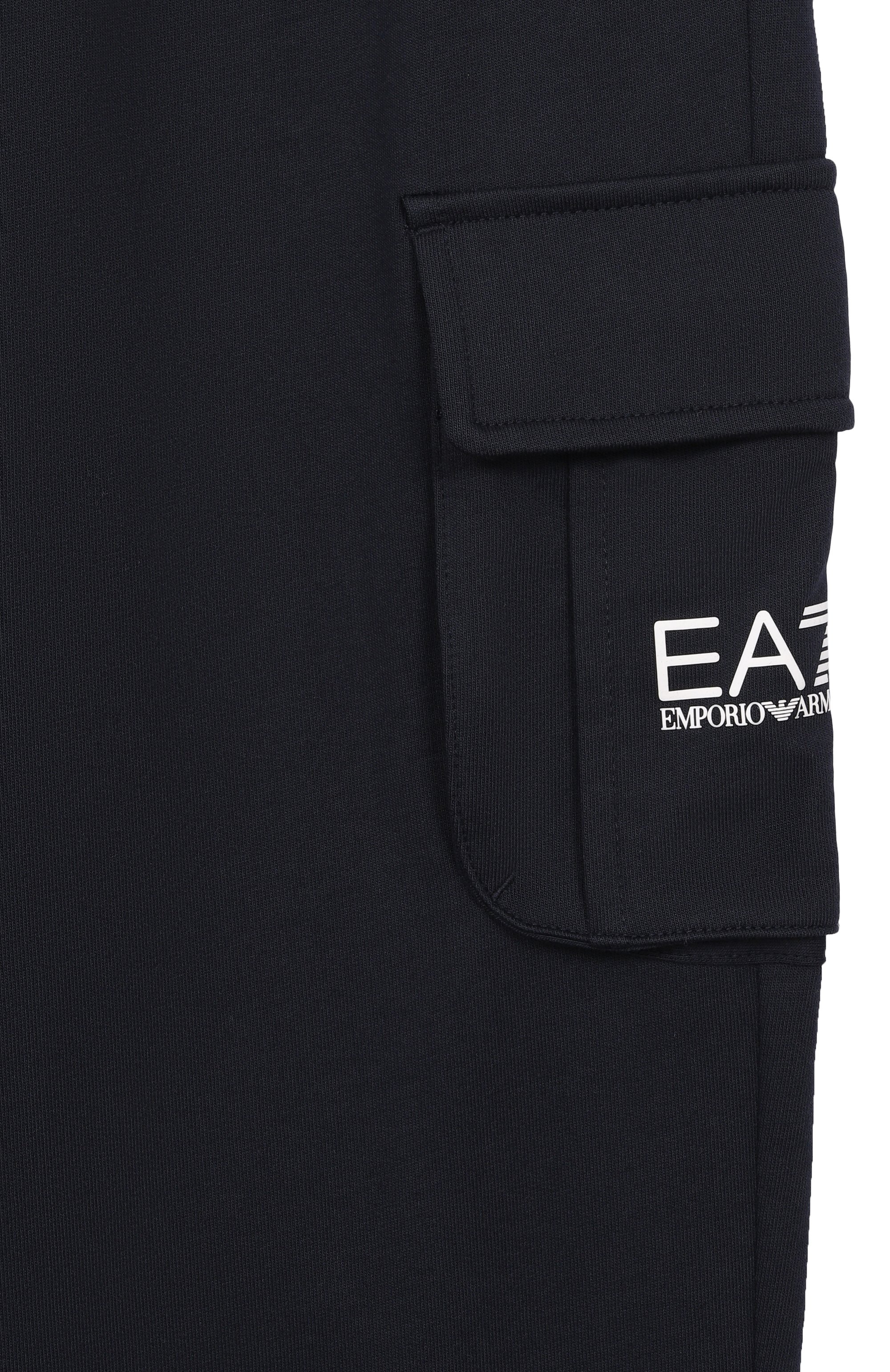 Хлопковые джоггеры EA7, арт. 7B000028/AF10380, фото 3