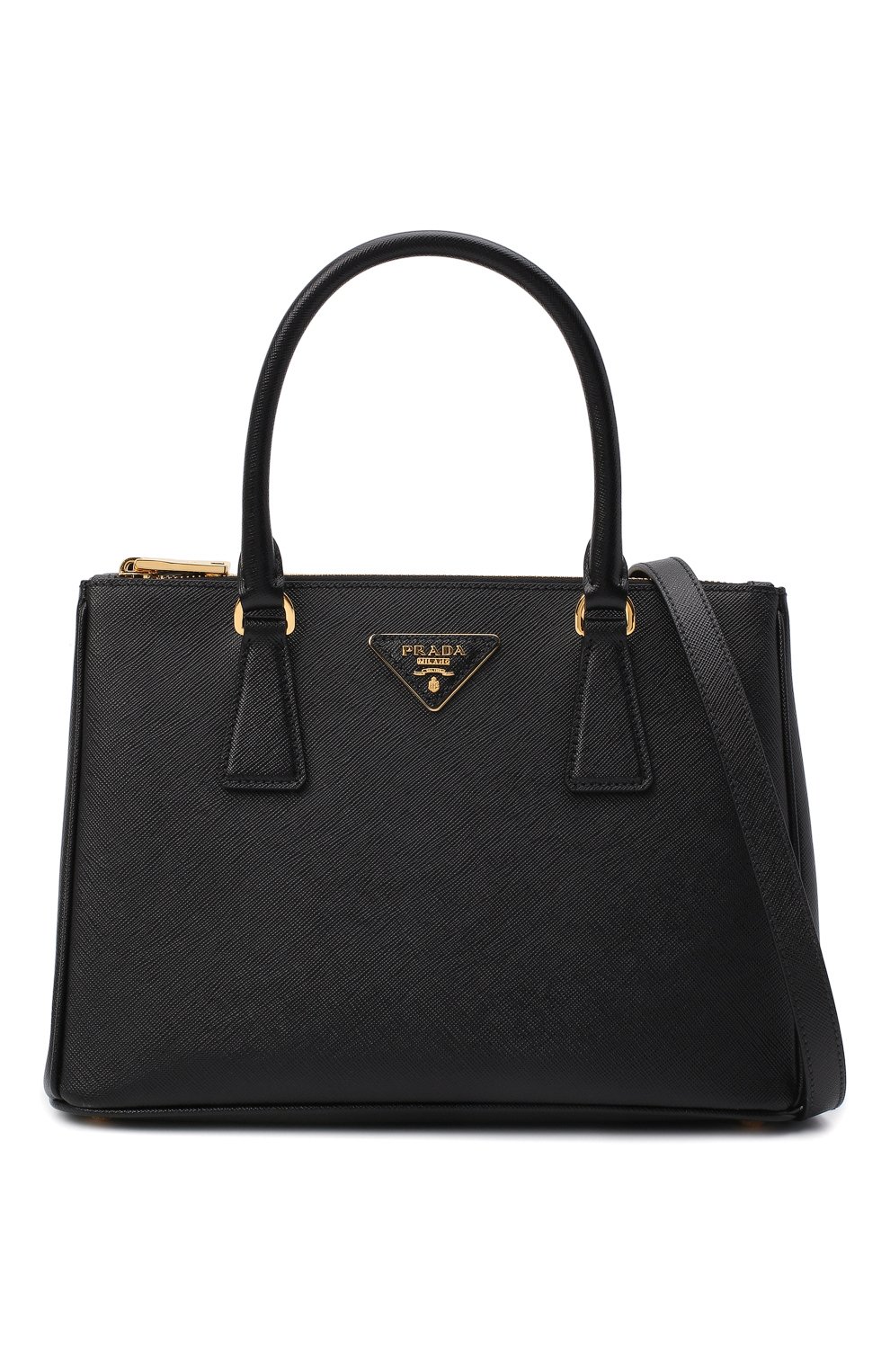 Сумка-тоут galleria PRADA черного цвета по цене 340000 руб., арт. 1BA863-NZV-F0002-1, фото 6 Сумка-тоут galleria PRADA, арт. 1BA863-NZV-F0002-1, фото 6