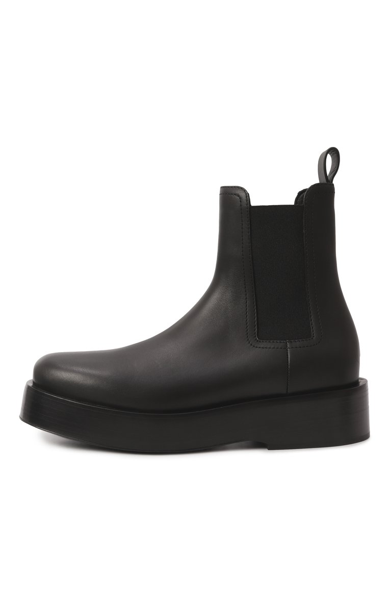 Мужские кожаные челси torino BOTTEGA VENETA черного цвета, арт. 810479 V4QK0 | Фото 4 (Материал внешн�ий: Натуральная кожа; Подошва: Массивная; Каблук высота: Высокий; Материал утеплителя: Без утеплителя; Мужское Кросс-КТ: Челси-обувь)