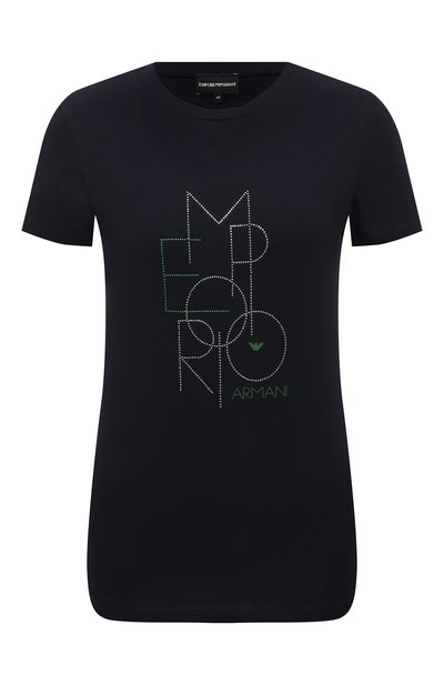 Женская хлопковая футболка EMPORIO ARMANI, арт. 6K2T7R/2J07Z