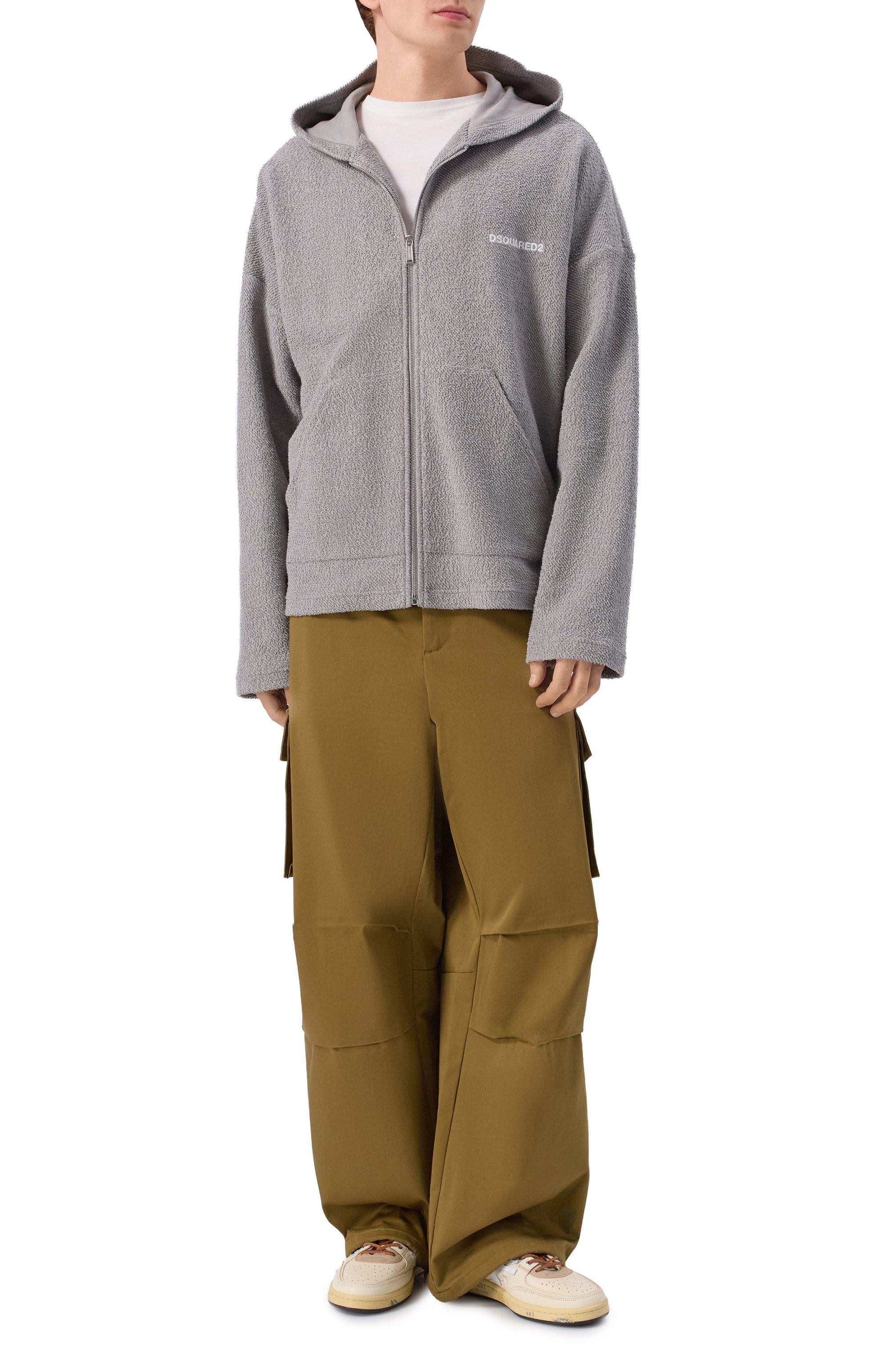 Хлопковые брюки-карго MSGM, арт. 4040MP04X/267104, фото 2