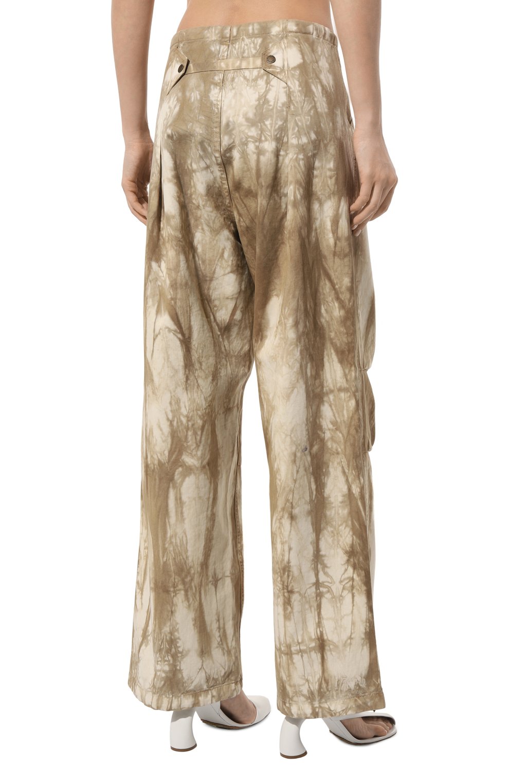 Хлопковые брюки DARKPARK бежевого цвета по цене 67600 руб., арт. WTR02/FAP01W2, фото 4 Хлопковые брюки DARKPARK, арт. WTR02/FAP01W2, фото 4