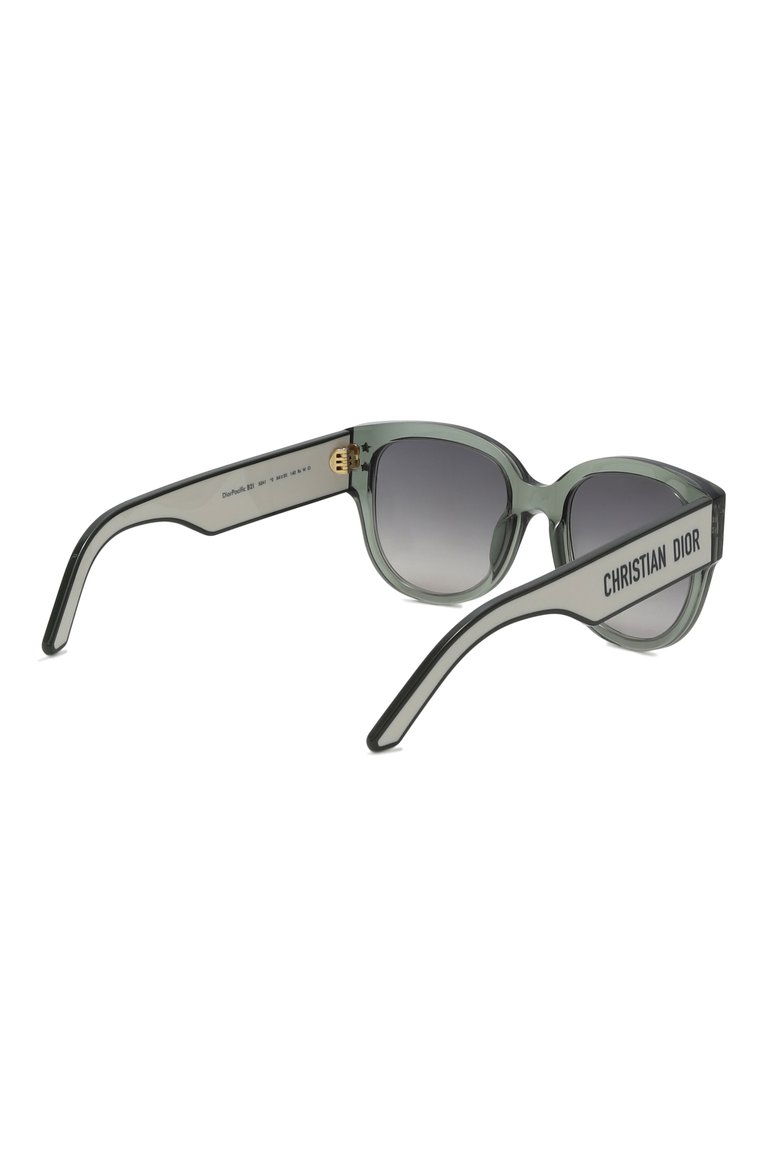 Женские солнцезащитные очки DIOR EYEWEAR черного цвета, арт. DI0RPACIFIC B2I 55A1 | Фото 4 (Тип очков: С/з; Материал: Пластик; Очки форма: Круглые; Оптика Гендер: оптика-женское)