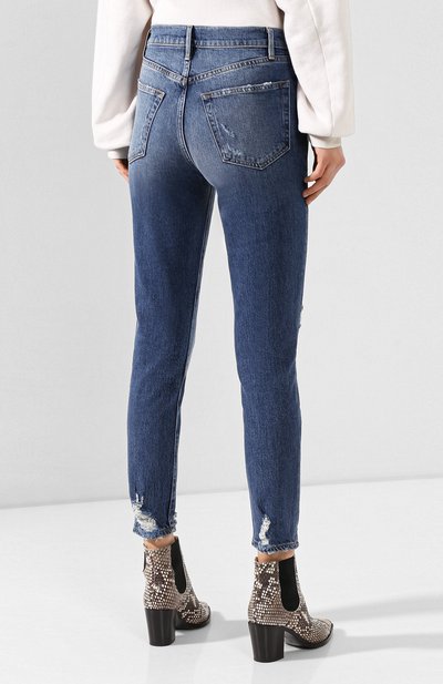 Джинсы FRAME DENIM синего цвета по цене 24400 руб., арт. L0JSK439, фото 4 Джинсы FRAME DENIM, арт. L0JSK439, фото 4