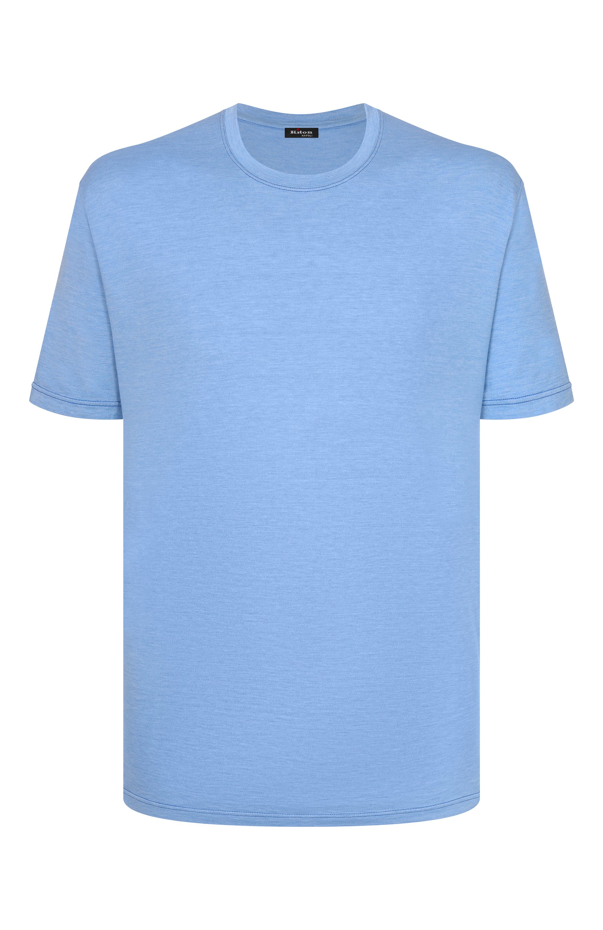 Футболка из шелка и хлопка KITON, арт. UMK063202, фото 1