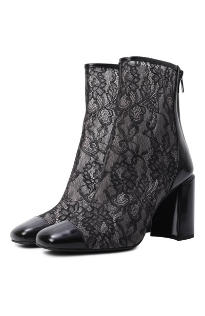 Женские комбинированные ботильоны JIMMY CHOO, арт. KISUCRYSTALAB45DYJ