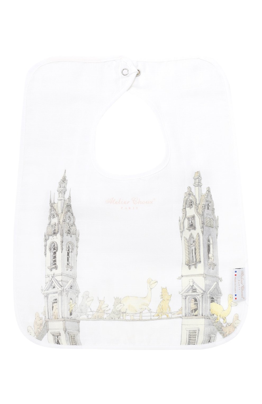 Хлопковый нагрудник ATELIER CHOUX, арт. LARGE BIB T0WER`S BRIDGE, фото 2
