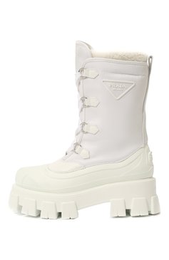 Комбинированные ботинки PRADA, арт. 1U501M-3LEO-F0009-ZF55, фото 2