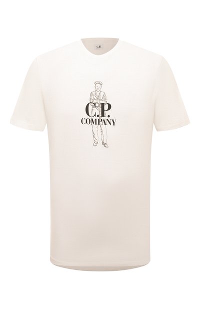 Хлопковая футболка C.P. COMPANY, арт. 15CMTS140A005100W, фото 1