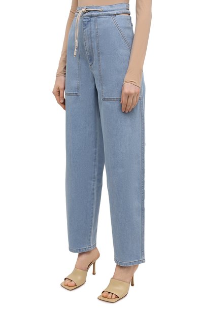 Джинсы NANUSHKA голубого цвета по цене 45600 руб., арт. CHACE_LIGHT BLUE_DENIM, фото 3 Джинсы NANUSHKA, арт. CHACE_LIGHT BLUE_DENIM, фото 3