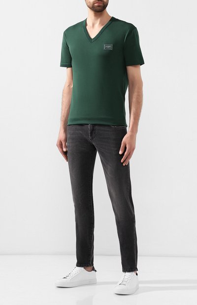 Хлопковая футболка DOLCE & GABBANA, арт. G8KK0T/FU7EQ, фото 2