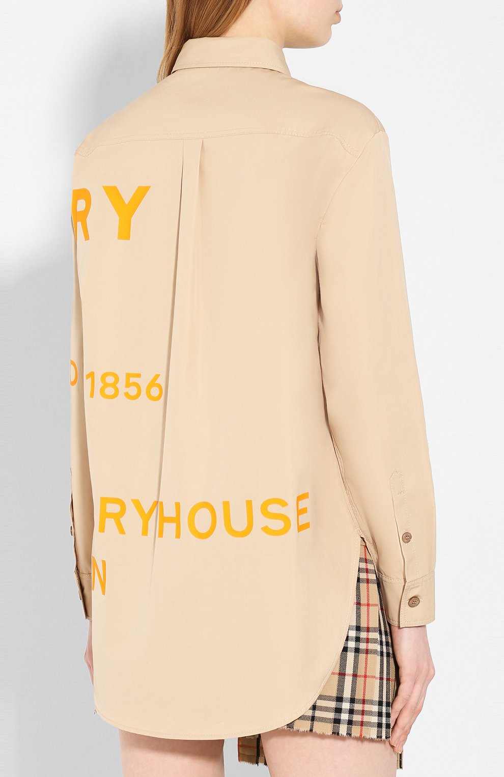 Хлопковая рубашка BURBERRY, арт. 8029006, фото 4