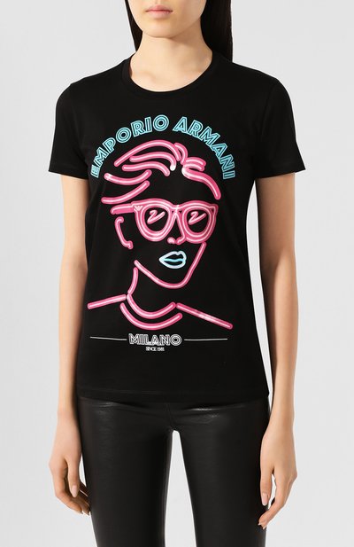 Хлопковая футболка EMPORIO ARMANI, арт. 3H2T7H/2J95Z, фото 3