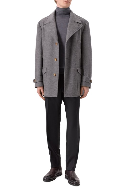 Шерстяная водолазка Andrea Campagna M5625-6301 Серый  M5625-6301 Фото 2