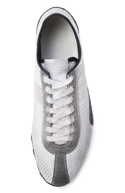 Текстильные кроссовки sprinters MAISON MARGIELA серого цвета по цене 92600 руб., арт. S97WS0092/P7645, фото 5 Текстильные кроссовки sprinters MAISON MARGIELA, арт. S97WS0092/P7645, фото 5
