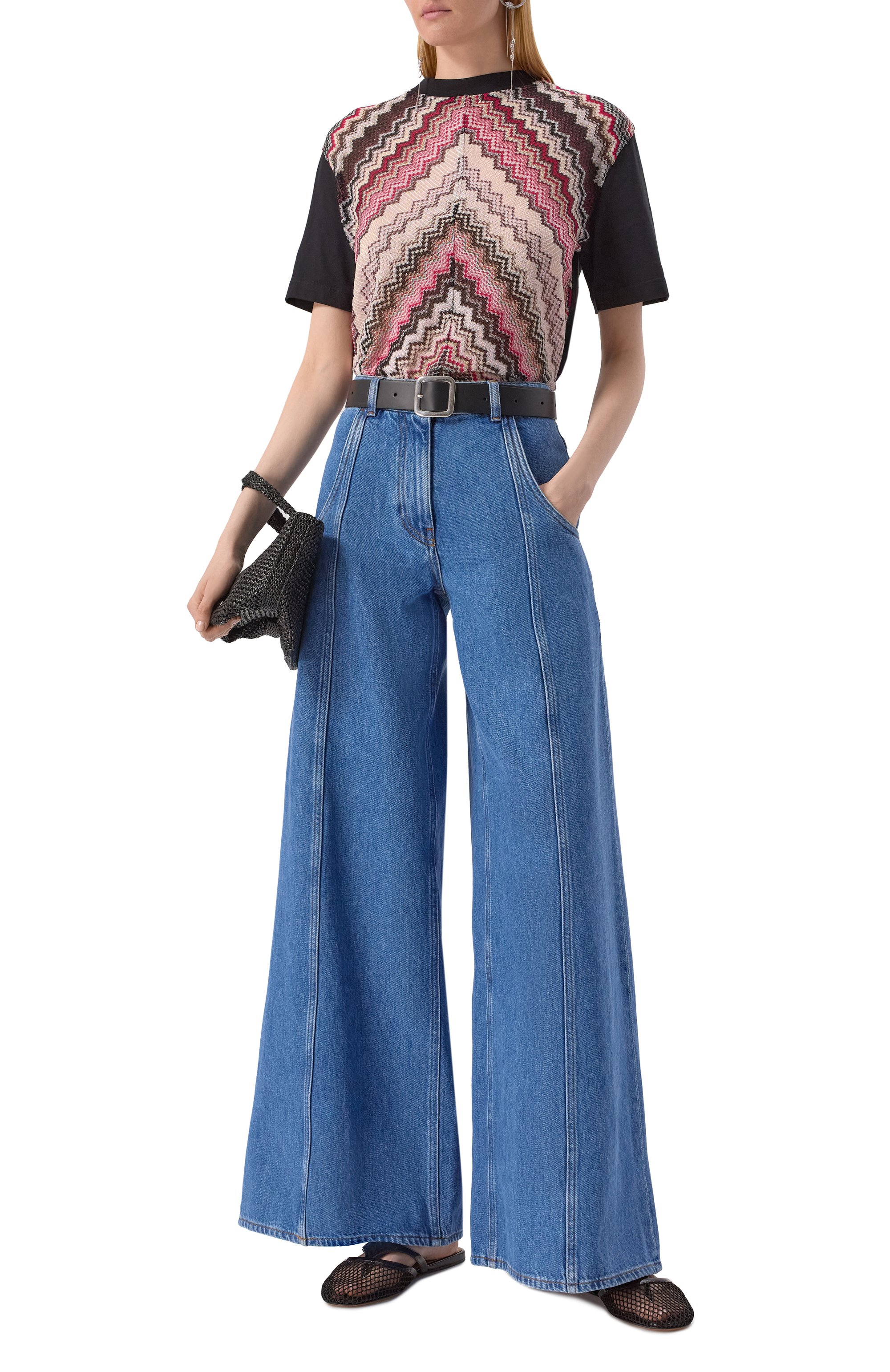 Хлопковая футболка MISSONI, арт. DS25SL02/BJ00N6, фото 2