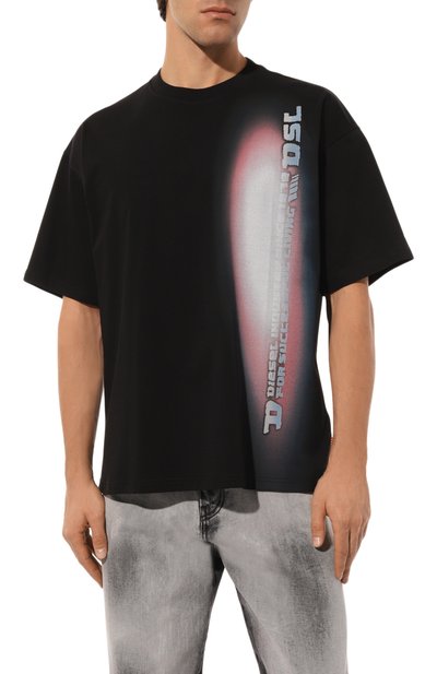 Хлопковая футболка DIESEL, арт. A15938/0PLAT, фото 3