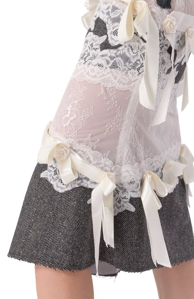 Шерстяное платье DANIIL ANTSIFEROV серого цвета по цене 165000 руб., арт. DA_3220G, фото 4 Шерстяное платье DANIIL ANTSIFEROV, арт. DA_3220G, фото 4