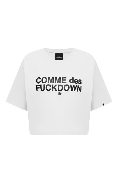 Женская хлопковая футболка COMME DES FUCKDOWN, арт. CDFD1342