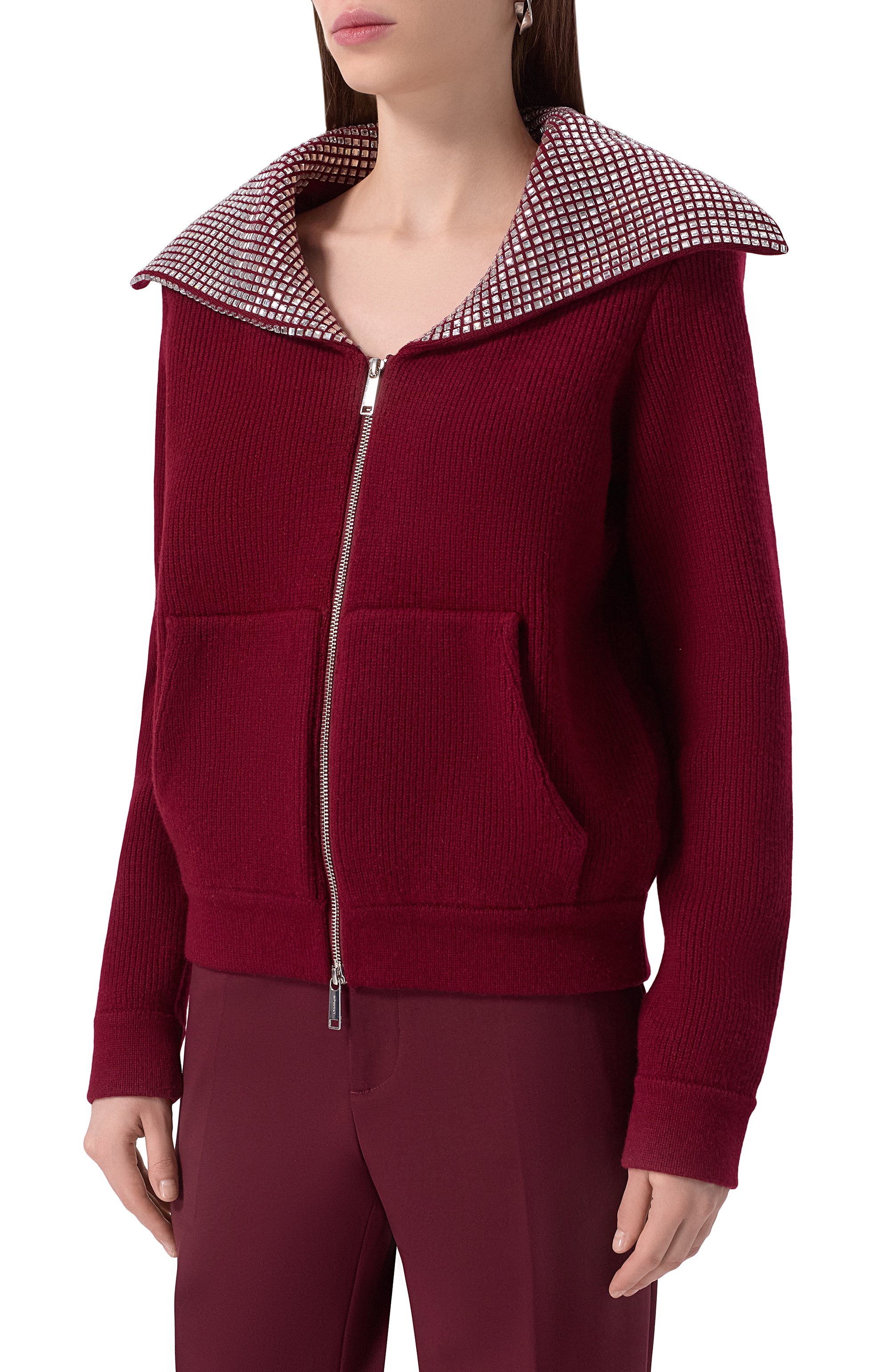 Кардиган с отделкой стразами SELF-PORTRAIT, арт. RS25117J, фото 3