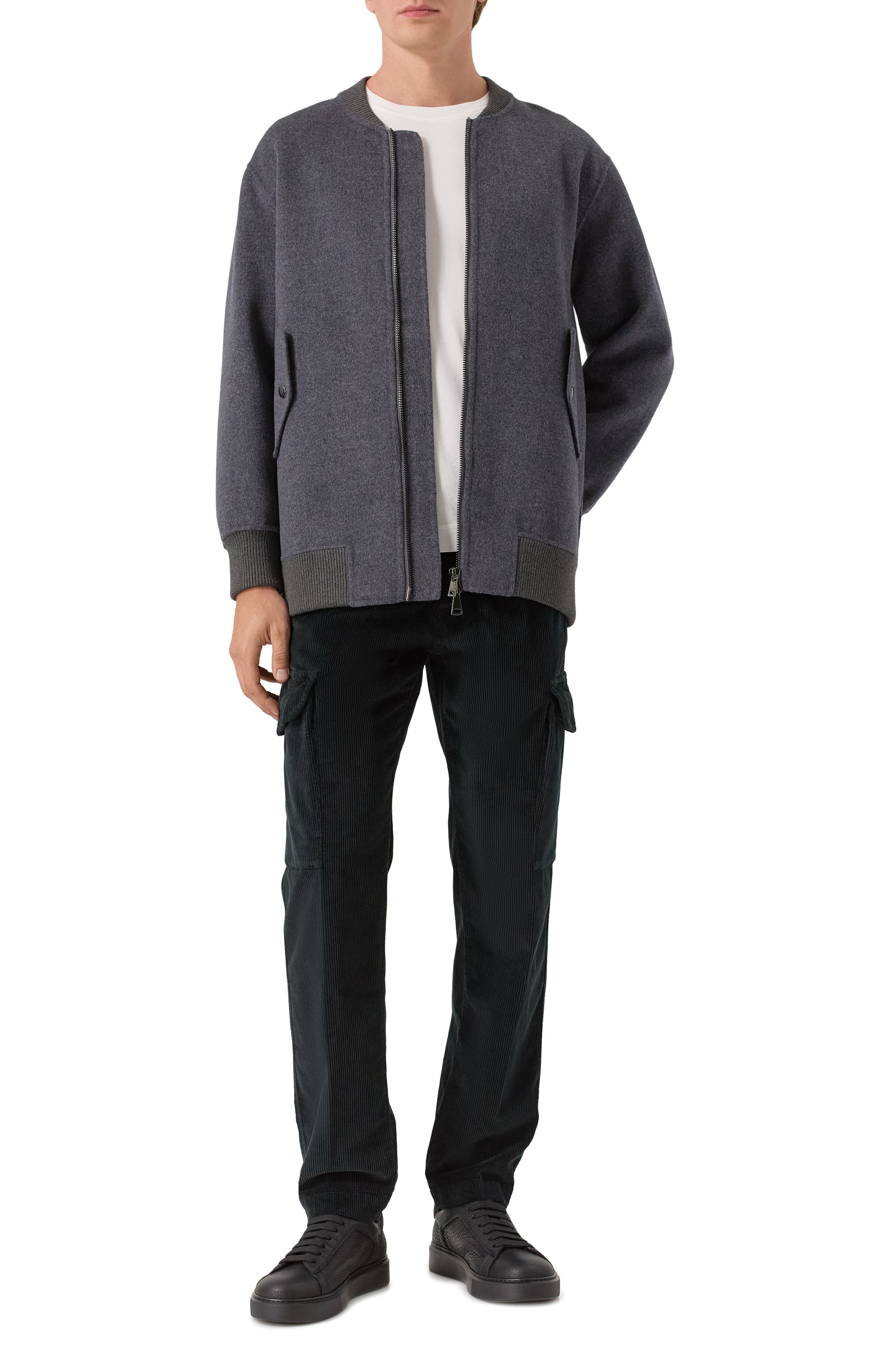 Бомбер из шерсти и кашемира GIORGIO BRATO, арт. TX26F1820W0WS, фото 2