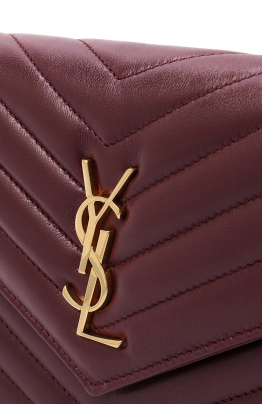 Сумка Envelope Saint Laurent 742920/AAA44 Бордовый  742920/AAA44 Фото 3