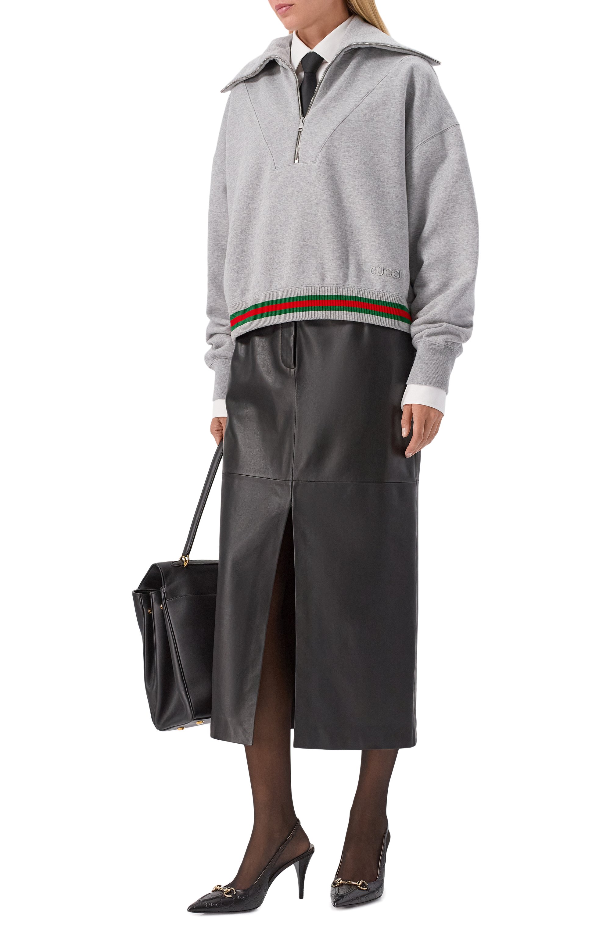 Кожаные туфли horsebit GUCCI, арт. 792065/AAEGJ, фото 2