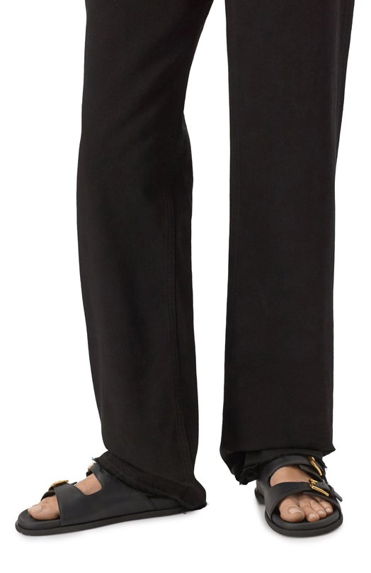 Кожаные шлепанцы New Hawaii Dolce & Gabbana CQ0632/AS738 Чёрный  CQ0632/AS738 Фото 3