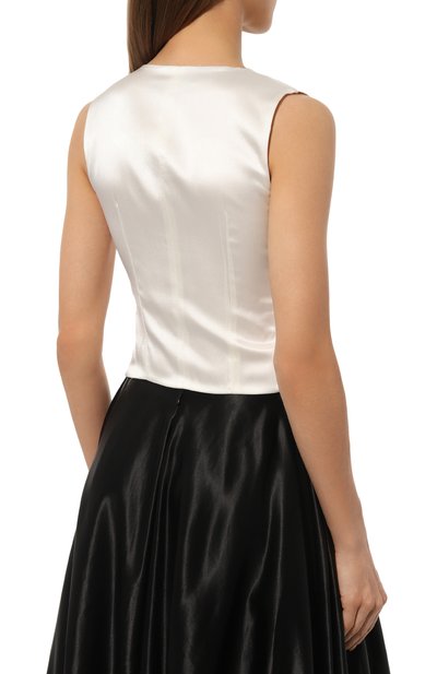 Жилет из хлопка и шелка DOLCE & GABBANA, арт. F79H5T/GDCDE, фото 4