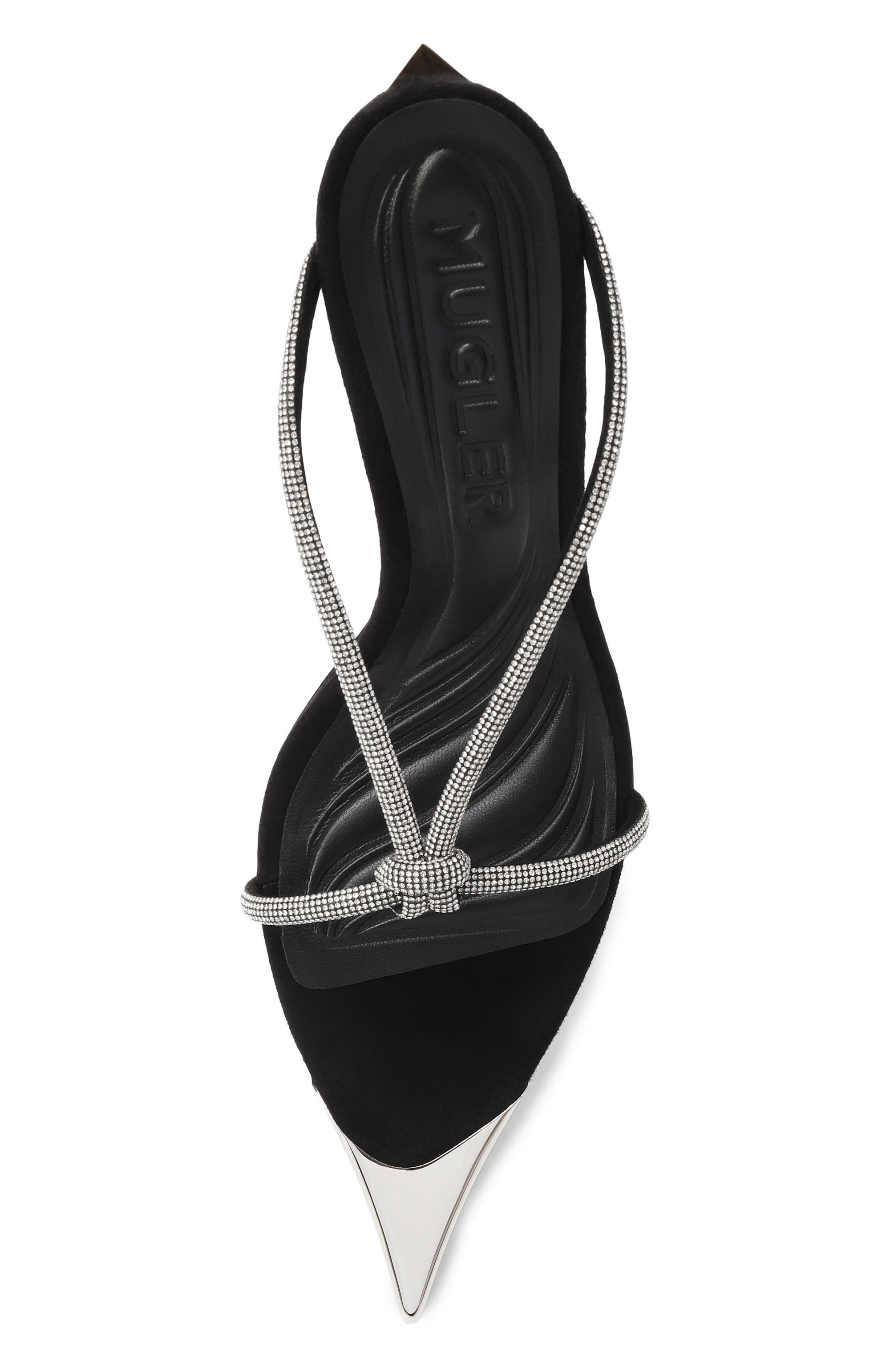 Кожаные мюли MUGLER, арт. MUWSS25SC141_SS015, фото 6