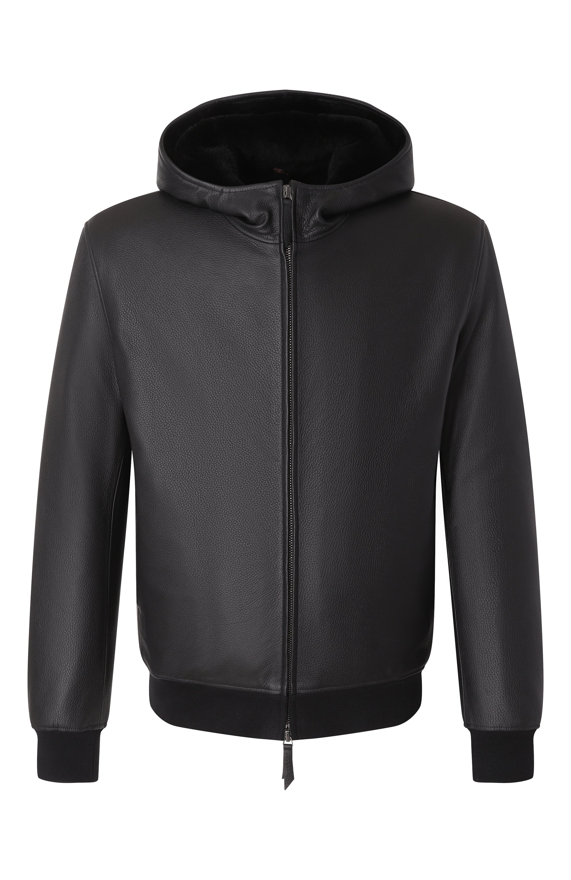 Кожаный бомбер с подкладкой из бобра MVST, арт. SWEAT913/274-00/60, фото 1