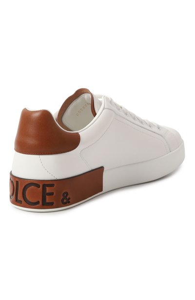 Кожаные кеды portofino DOLCE & GABBANA, арт. CS2278/A9U73, фото 5