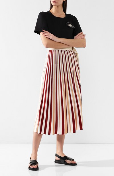 Юбка-миди MONCLER разноцветного цвета по цене 82100 руб., арт. E1-093-96504-00-999EH, фото 2 Юбка-миди MONCLER, арт. E1-093-96504-00-999EH, фото 2