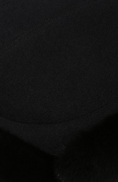 Шерстяная шапка с мехом норки VICTORIA KUSENKOVA, арт. 419102885151, фото 3