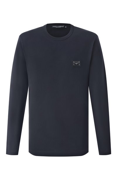 Мужская хлопковый лонгслив DOLCE & GABBANA, арт. G8PV0T/G7F2I