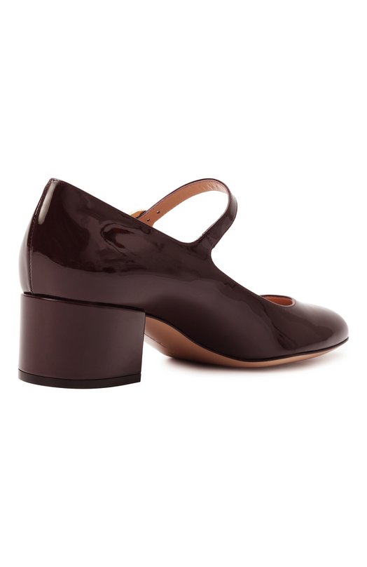Лакированные туфли Mary Ribbon 45 Gianvito Rossi G22101.45RIC.VERB0UR Бордовый  G22101.45RIC.VERB0UR Фото 5