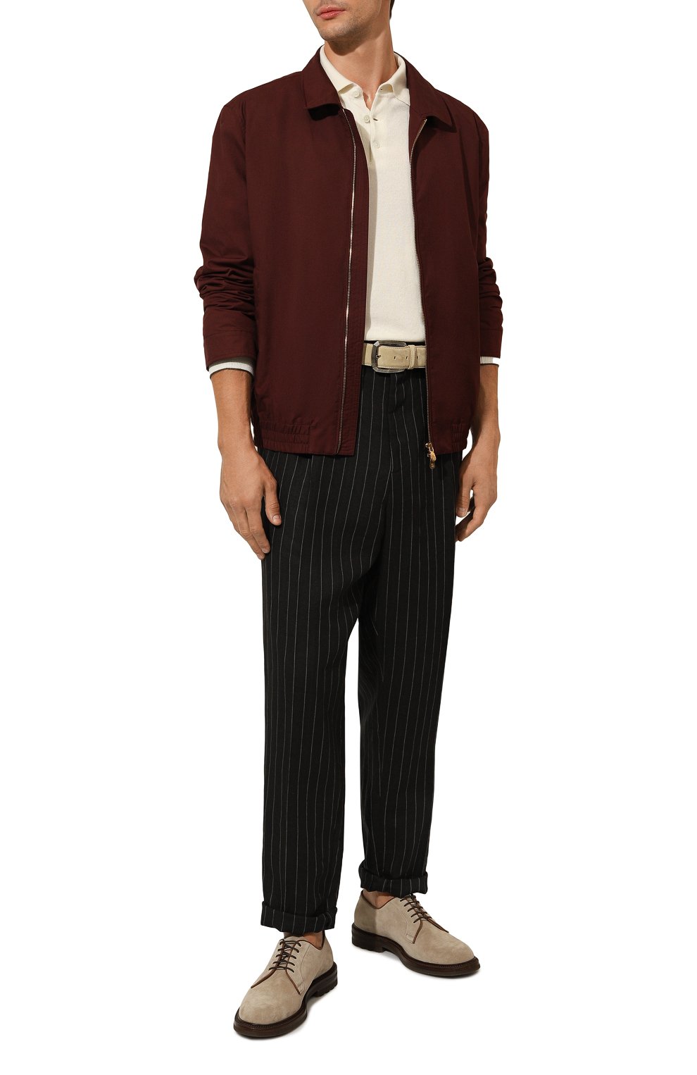 Льняные брюки BRUNELLO CUCINELLI, арт. MB401B2304, фото 2